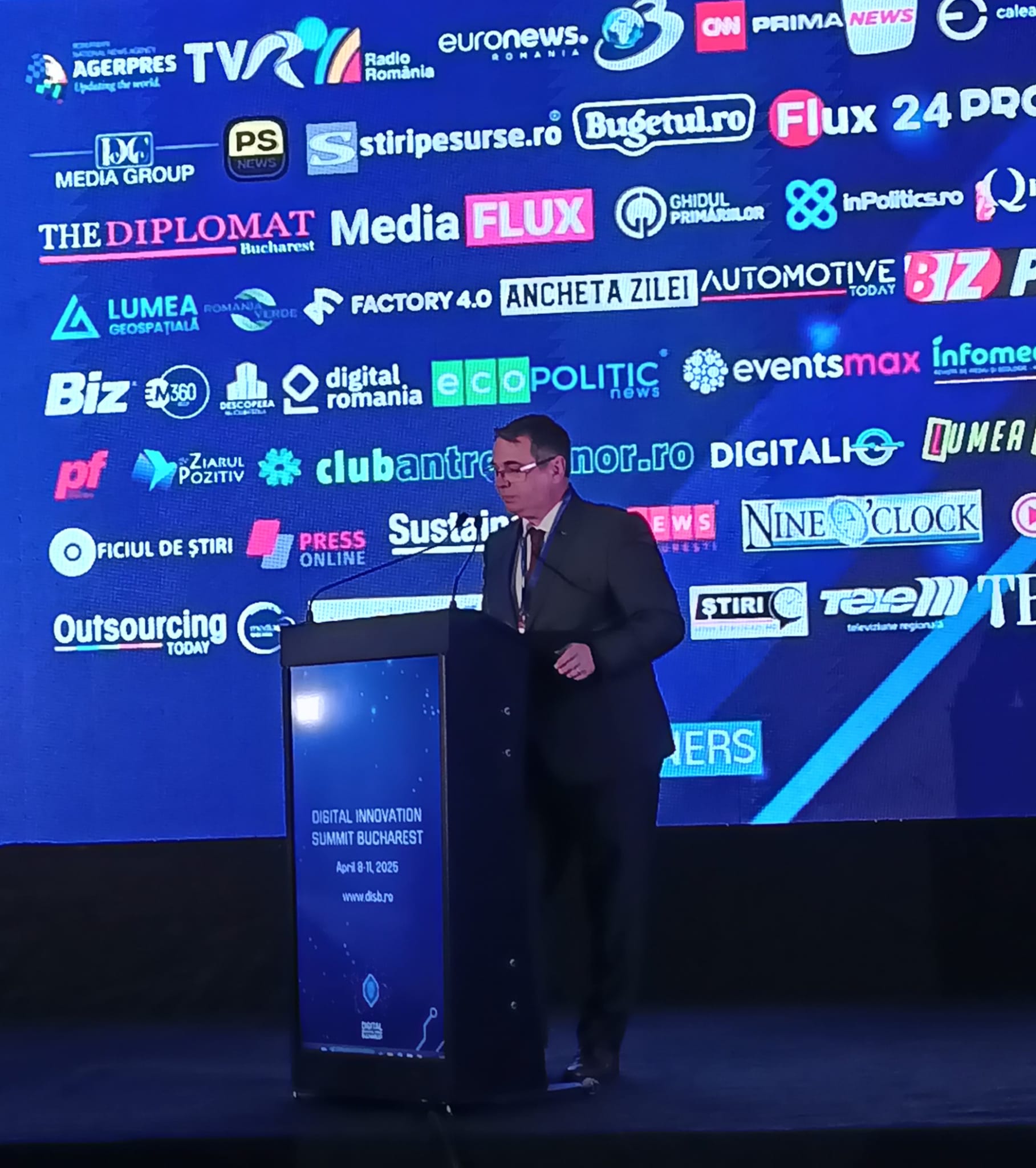 Președintele Autorității pentru Digitalizarea României, Dragoș-Cristian Vlad la DIGITAL INNOVATION SUMMIT BUCHAREST